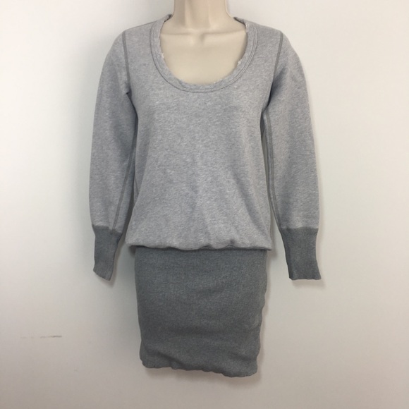 James Perse Dresses & Skirts - Standard James Perse distressed sweatshirt dress